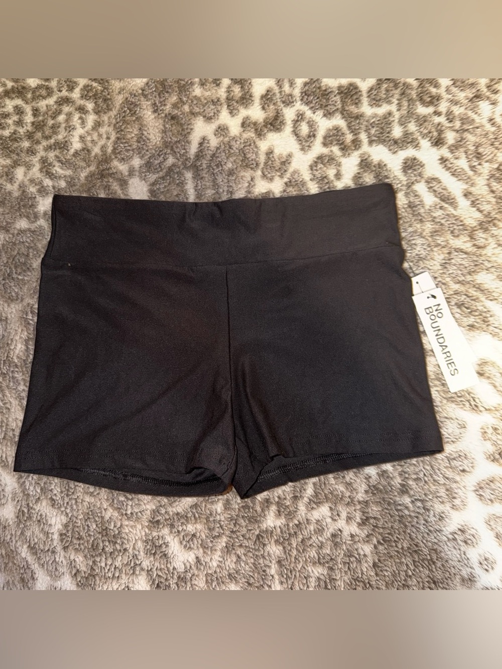 No Boundaries Women’s Black Active Bike Shorts